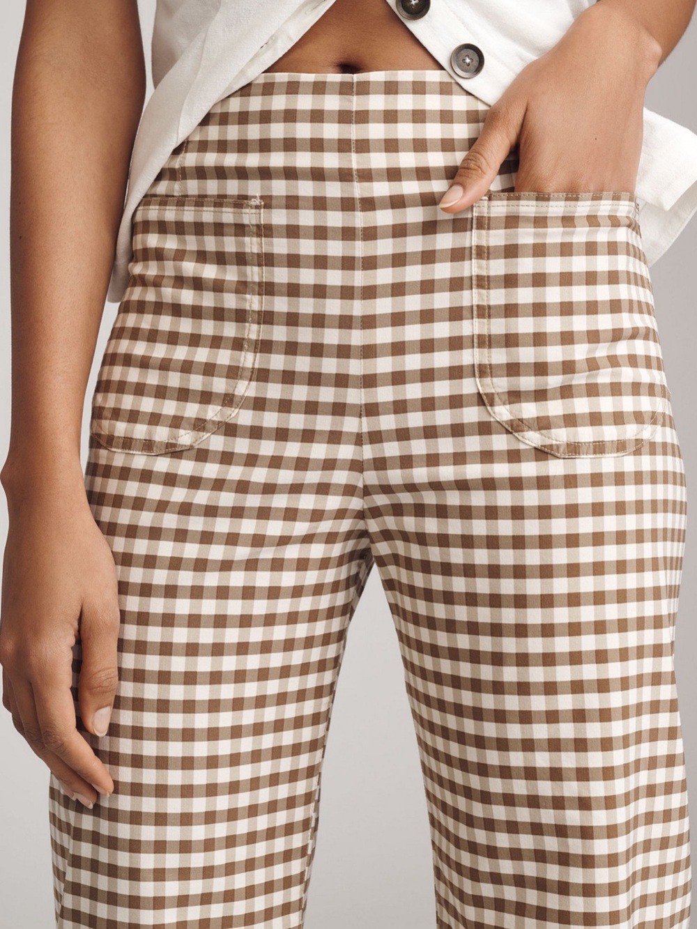 Anthropologie Maeve Colette high rise wide leg pants- magic fabric edition - Picture 2 of 4